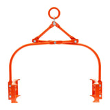 609mm Stone Lifting Tongs, 2-Claw Rock Tongs, Heavy Duty Steel Log Tongs, 500KG Lifting Capacity, V952-YMBYQ24YC2ZBYQ5WXV0
