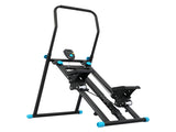 Centra Folding Stepper Machine Adjustable Height Home Gym Workout Full Body SP1071-BK-AU