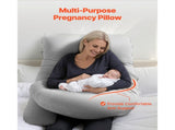 Pregnancy Pillow, G-Shaped Maternity Pillow, Full-Body Support Pillow with Removable & Washable V952-YFZTBWSGXYTSDQPN2V0