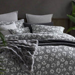 Platinum Collection Leo Dove Cotton Jacquard Quilt Cover Set Queen V442-LED-QUILTCS-LEO-DOVE-QS