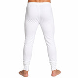 Mens Thermal Long John Pants Merino Wool Blend Base Layer Winter Warm - Beige V563-BB-SI043_SI067-BG-5XL