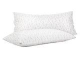 Giselle Bedding Memory Foam Pillow King Size Twin Pack PILLOW-MEFO-RAYON-K