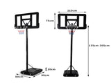 Centra Basketball Hoop Stand Portable KD1020-BK