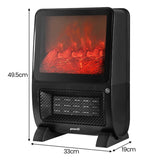 Pronti 2000W 3D Fire PTC Electric Portable Room Heater HEA-TPN-TPC-RB