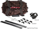 Dog Bike Basket, Foldable Bicycle Basket with Handlebar Mount, Quick Release Detachable Front Basket V1237-ZY-924-262