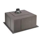 Cefito Kitchen Sink 44X44CM Stainless Steel Basin Single Bowl Black SINK-BLACK-4444