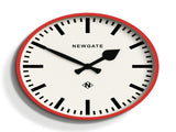 Newgate Railway Clock Red V398-NGNUMTHR390FER