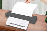 Portable Wireless Bluetooth A4 Thermal Mobile with 100Pcs Thermal Paper Inkless V1263-JX-6375