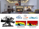 Stove Fan 6 Blade Mini Fireplace Fan Heat Powered Wood Stove Fan V1294-YM0706-231005MQ02-1