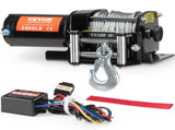 Electric Winch, 1361 kg Line Pull Capacity, 12V DC ATV/UTV Winch with 0.5 x 1188.7 cm 7 Strands V952-ATVGSSJPYXYK43JX7V9