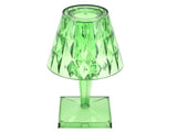 LED Crystal Table Lamp Transparent Prism Dimmable Desk Lamp USB Charging Indoor LightingGreen V1294-YM0901-3119210122314