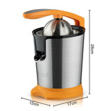 Electric Citrus Juicer with Stainless Steel Body and Dual-Color Press Arm Effortlessly Squeeze V1341-ZY-5L3VCSWE-ORANGE