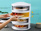 Insulated Food Cover Multilayer Heat Preservation Warm Intimate Effective Isolation Stackable Dish V1294-YM0523-3118220027414