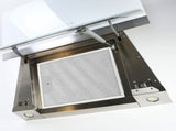 Kitchen Range Hood Filters, Set of 2, Plated ABS, , and Versatile Replacement V1369-AZ3-W-23374