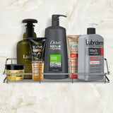 Shower Caddy Bathroom Shelf Basket Toilet Kitchen Spice Rack Sus304 Stainless Steel No Drilling - 2 V1188-MS-227-1070
