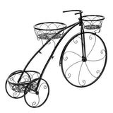 3-Tier Iron Bicycle Plant Stand Rack Tricycle Planter V178-66787