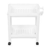 Bathroom Tower Shelf Plastic Freestanding Storage Rack Organizer Multifunctional Shelving Unit for V1294-YM0706-3112230061614