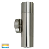 Tivah 316 Stainless Steel 2 x 5W 240V Tri Colour Up/Down Wall Pillar Light V1202-V1-HVLHV1007GU10T