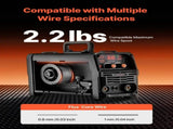 MIG, 130Amp Synergic Mig Welding Machine, 3-in-1 Flux Core MIG/Stick/Lift TIG Multi-Process V952-MIGYXHJ3H113QH258V3