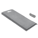 Weisshorn Self Inflating Mattress Camping Sleeping Mat Air Bed Single Grey CAMP-MAT-SUE-SIN-GREY