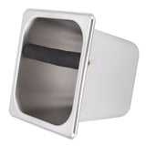 Stainless Steel Coffee Knocking Grounds Box with Rubber Rod Embeddable Coffee Dump Bin for Home V1294-YM0716-3118220123811