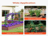 Garden Stakes, 50 Pack, 1170 mm, Plastic Coated Metal Tomato Stakes, Garden Sticks for Plants V952-ZWZCHYZ12M11ZDALY001V0