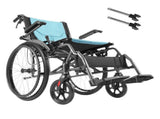 Wheelchair, Durable Aluminum Alloy Ultra-Lightweight Wheelchairs, Portable Wheelchair with Flip-Back V952-SDZZLYLHJ18I5WBUJV0