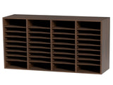 Literature Organizers, 36 Compartments Office Mailbox with Adjustable Shelves, Wood Literature V952-MZWJZLFPJBH36S6H5V0