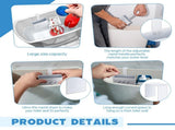 2 Pcs Large Size 4. 33 x 4. 33 x 1. 38 Inch Stainless Steel Toilet Tank Cleaning Tablet Holder with V1192-AZ-W-3528