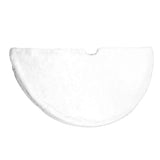 White Tree Skirt 140CM Plush Festival Tree Base Decoration for Family Gathering Holiday Party V1294-YM0901-3115240058211