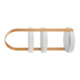 3 Layers Round Storage Rack Integral Handle 3 Layer Storage Round Stand for Bathroom Apricot V1294-YM0703-3117230079011