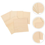 5Pcs Unfinished Sheets 3Mm Smooth Wooden Plates for DIY Decoration V1369-AZ3-W-10515