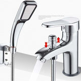 Shower Mixer Shower Faucet Single Hole Hot and Cold Dual-use Faucet Alloy, Hot and Cold Basin Faucet V1189-LC-LY-00046