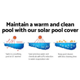 Aquabuddy Pool Cover 500 Micron 6.5x3m Swimming Pool Solar Blanket Blue Silver PC-65X30-L-DX-BL