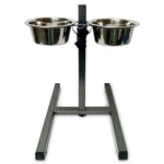 Double Raised Dog Bowl Stand 750ml Pet Cat Elevated Adjustable Food Water Feeder V238-SUPDZ-32919818633296