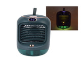 Mini Air Conditioner Humidifier Aromather 3 Gears 5 Blades USB Charging Night Light Water Cooling V1294-YM0523-3113220038613