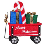 Christabelle Christmas Cart Display Candy Cane Presents LED Lights Indoor Outdoor Front Yard De 112_MHA610