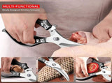 Heavy Duty Kitchen Shears, Poultry Scissors for Cutting Chicken Bones, German Stainless Steel, V1107-CS-CFBXGJDH