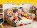 Trending Stuffed Animal Chairs, Oversized Clear Bean Bag, Waterproof Soft Toy Bean Bag V1192-AZ-W-33367