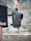 ROCKBROS Hard Shell Bike Top Tube Bag - Waterproof Cycling Frame Pouch with TPU Touchscreen Phone V888-ELOSUNG41862