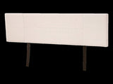 Linen Fabric Queen Bed Headboard Bedhead - Beige V63-800787
