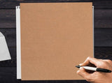 50 Pieces Heavy Duty Khaki Cardboard Sheets Chipboard for Scrapbooking, Crafts, Model Making and Art V1366-AZ2-W-19497