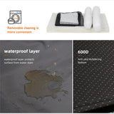L-Shaped Dog Bed with Bolstered Cushion & Neck Care Size Large V767-P-XD388-L