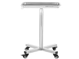 Mayo Stand, Stainless Steel Mayo Tray, Load Capacity up to 35 lbs, Adjustable Height 25.2"-39.8", V952-SYSTCECKFS411UNA4V0