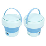 Mini Washer With Water Filter Basket Foldable Superior Stain Removal Small Portable Washing Machine V1294-YM0901-3113230236211