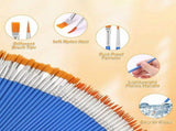 480Pcs Small Paint Brush,Flat Fine Tip Artist Paint Brushes,Craft Paint Brushes for Kids Oil V1366-AZ2-W-15674