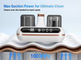 Wireless Intelligent Anti-Mite Cleaner 10000Pa Super Suction, Dual Washable Dust Cups V1232-SBCMJ001