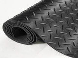 Diamond-Plate Rubber Flooring 3 mm x 4 ft x 8 ft Garage Floor Mat, SBR Rubber Garage Flooring V952-XJCKDDXJ48FTC1SYMV0