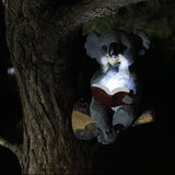 Animal resin ornaments Koala solar lights Creative garden decoration ornaments Resin solar lights V1366-AZ2-W-06762