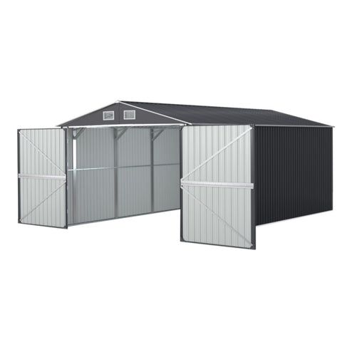 Giantz Garden Shed Sheds Outdoor Storage 3x5.38M Tool Workshop House Shelter SHED-GAB-10X18X8-ABCDEF